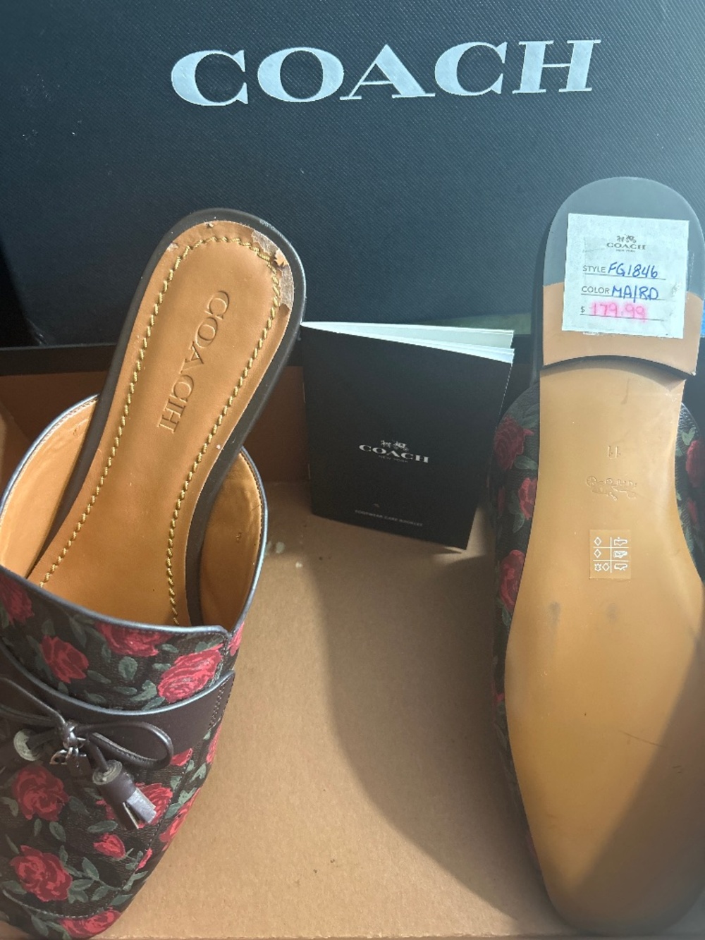 COACH Tassel Loafer Slide